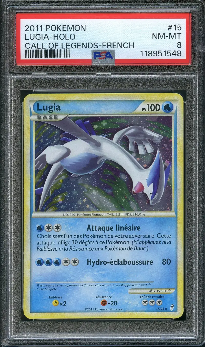 PSA 8 Lugia Holo