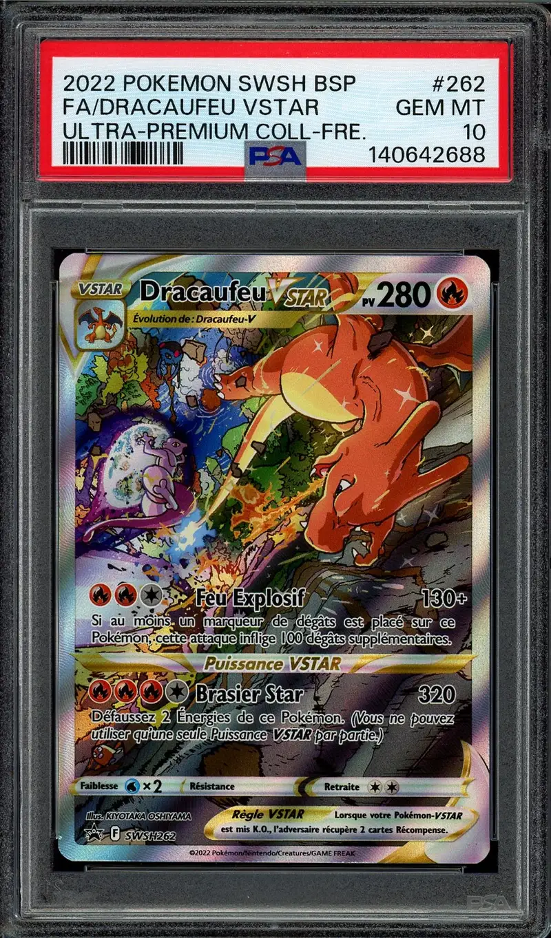 PSA 10 Dracaufeu VStar