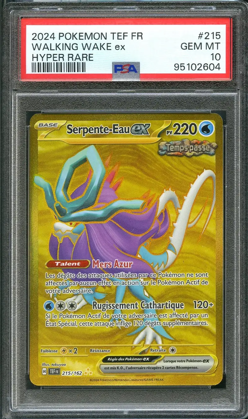 PSA 10 Serpente-Eau Ex Gold