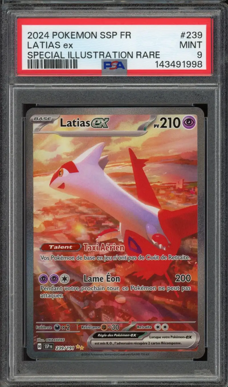 PSA 9 Latias Ex