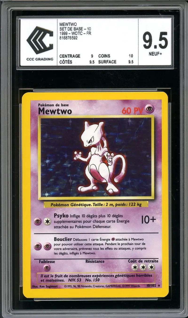 CCC 9.5 Mewtwo Holo