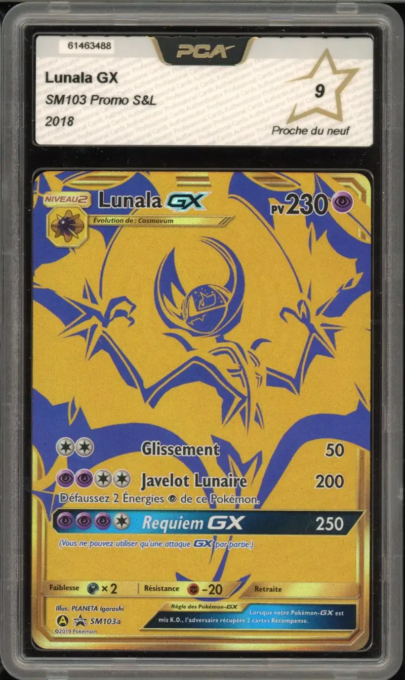 PCA 9 Lunala Gx Gold