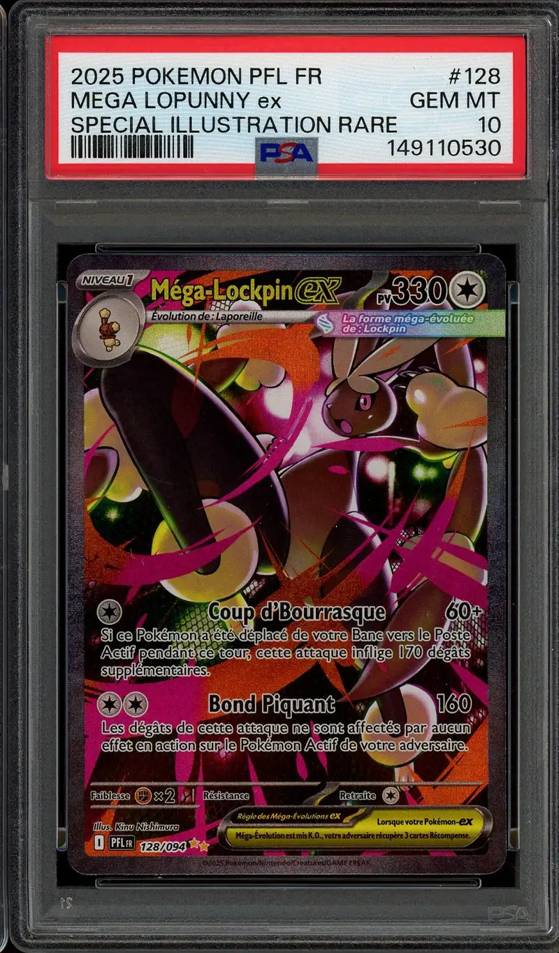 PSA 10 Méga-Lockpin Ex