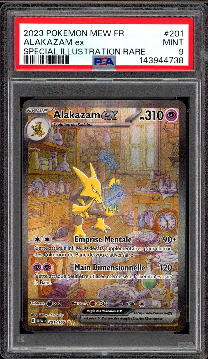 PSA 9 Alakazam Ex