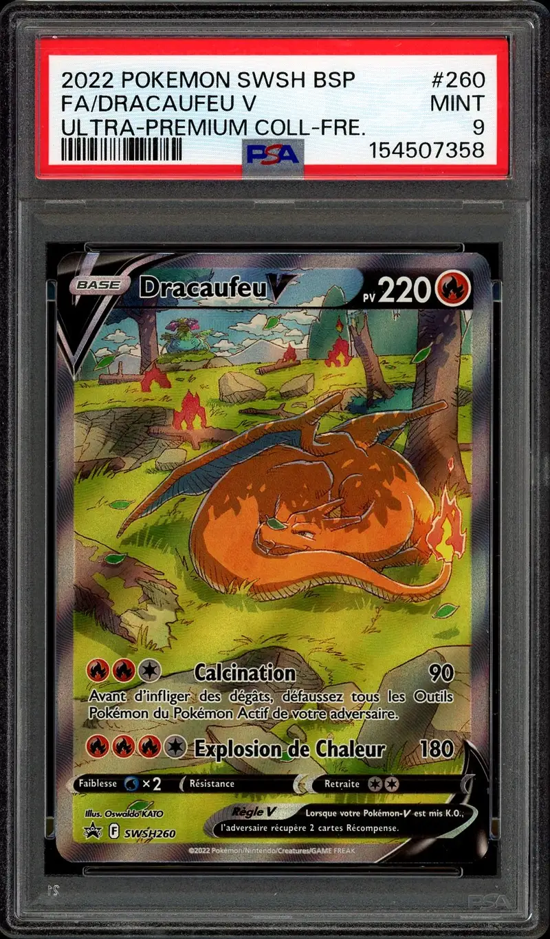 PSA 9 Dracaufeu V