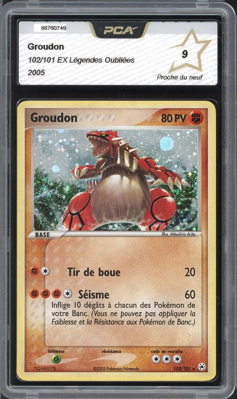PCA 9 Groudon Holo