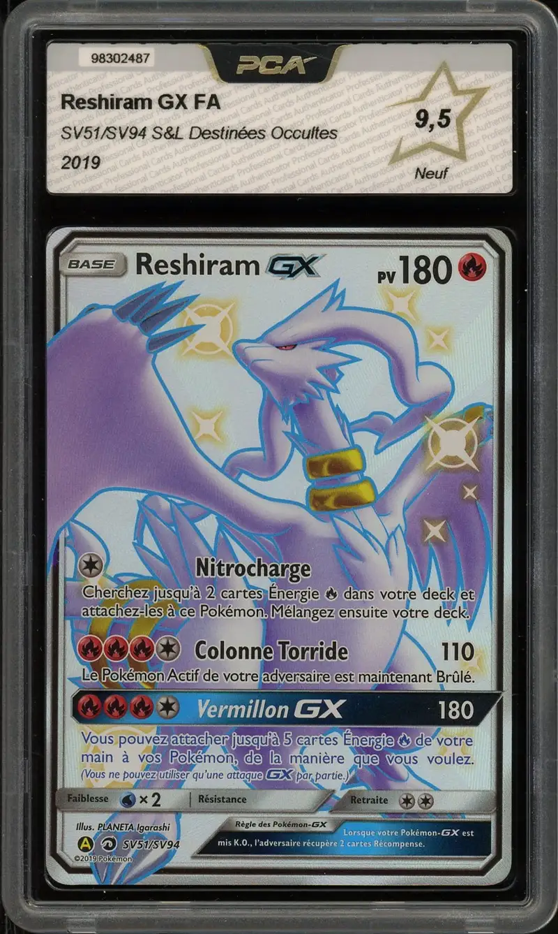 PCA 9.5 Reshiram Gx Shiny