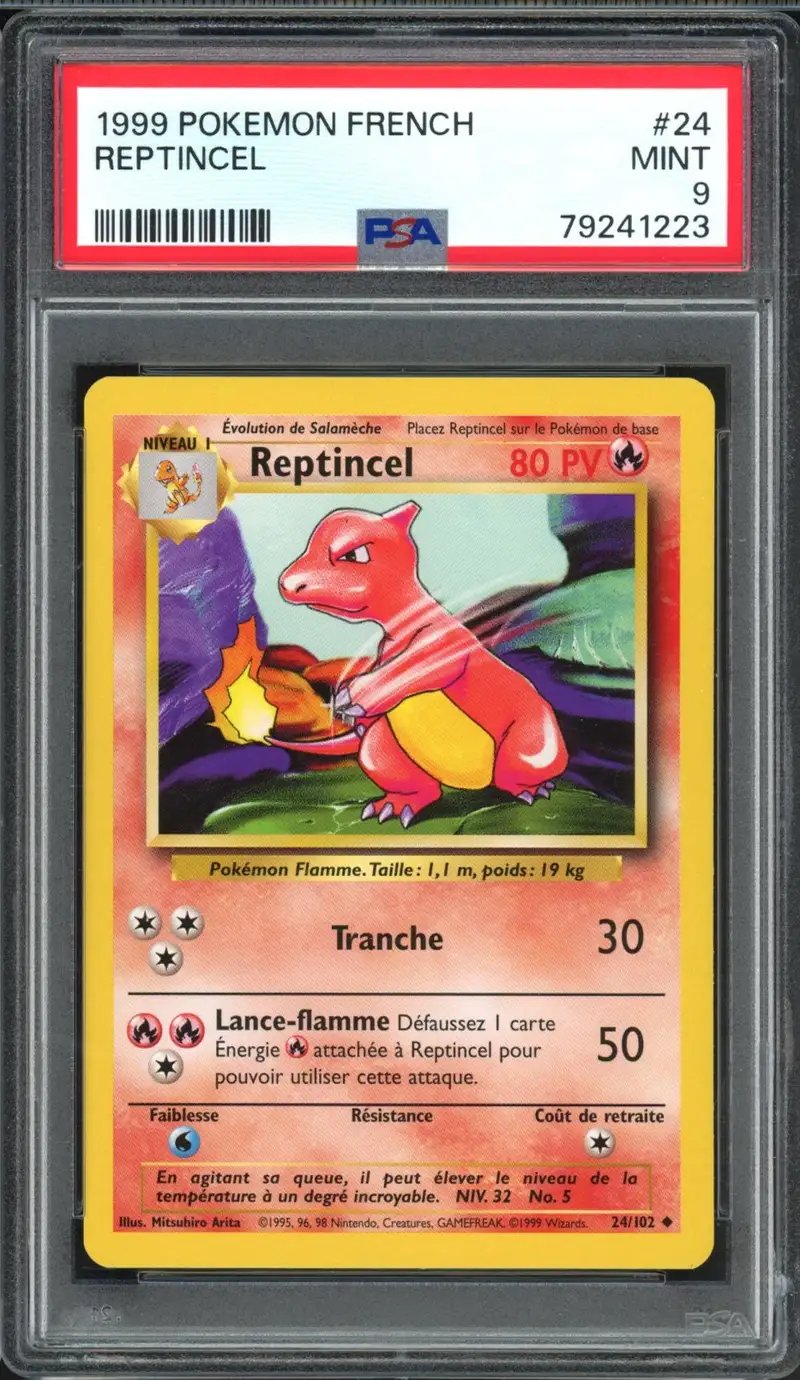 PSA 9 Reptincel