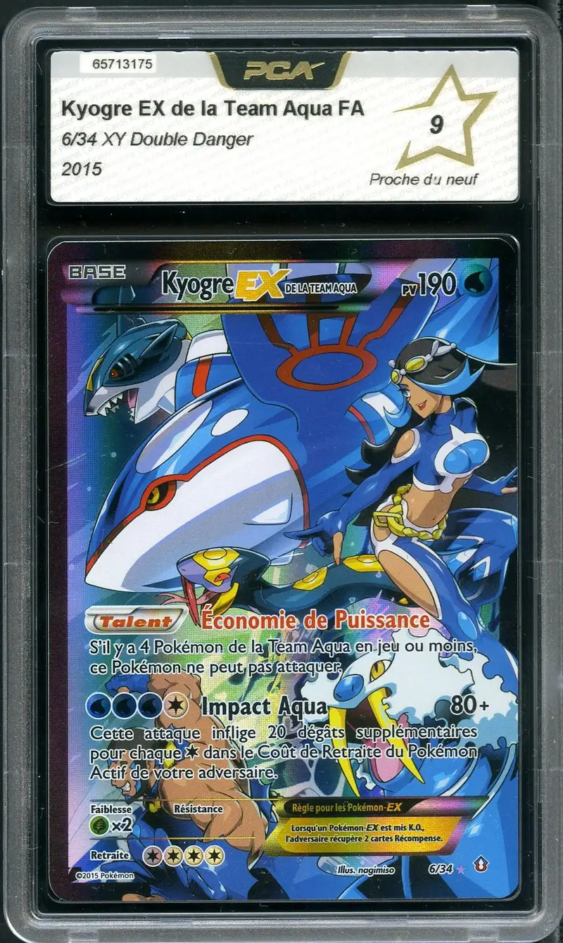 PCA 9 Kyogre Ex de la Team Aqua
