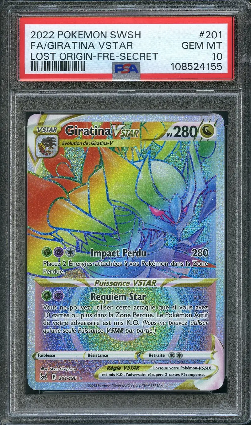 PSA 10 Giratina VStar Rainbow
