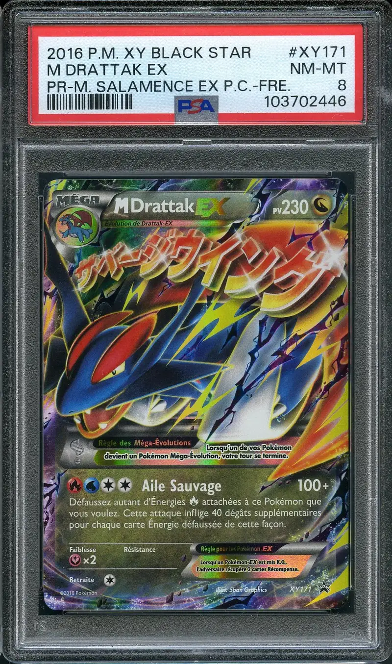 PSA 8 Méga Drattak Ex