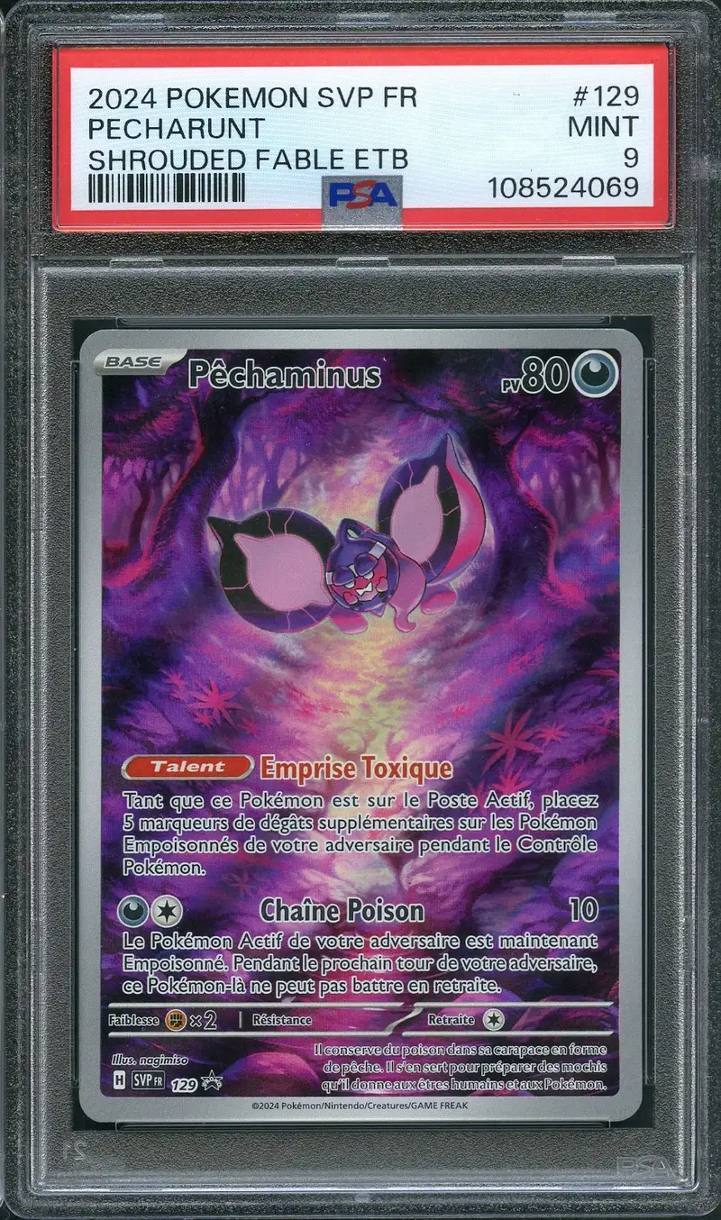 PSA 9 Pêchaminus