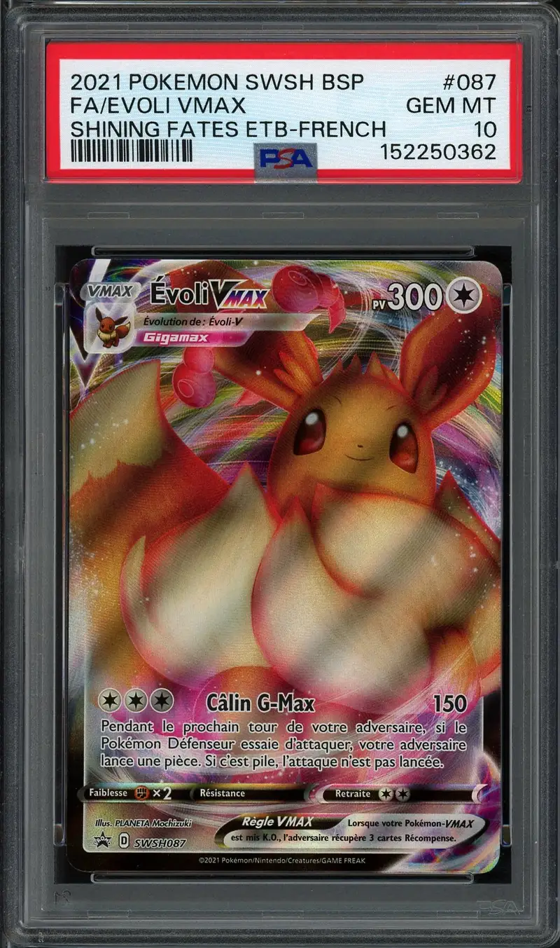 PSA 10 Evoli VMax