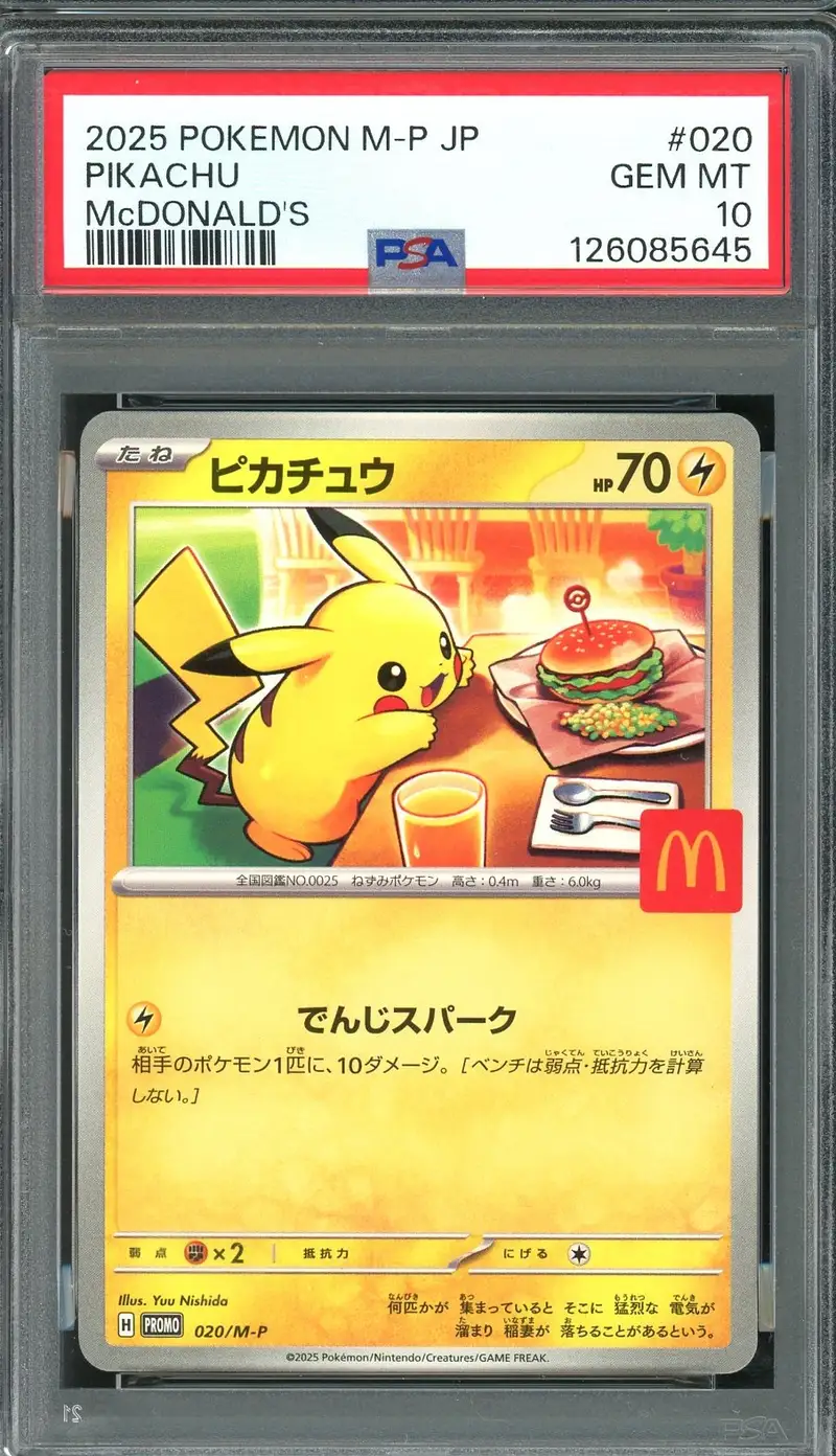 PSA 10 Pikachu
