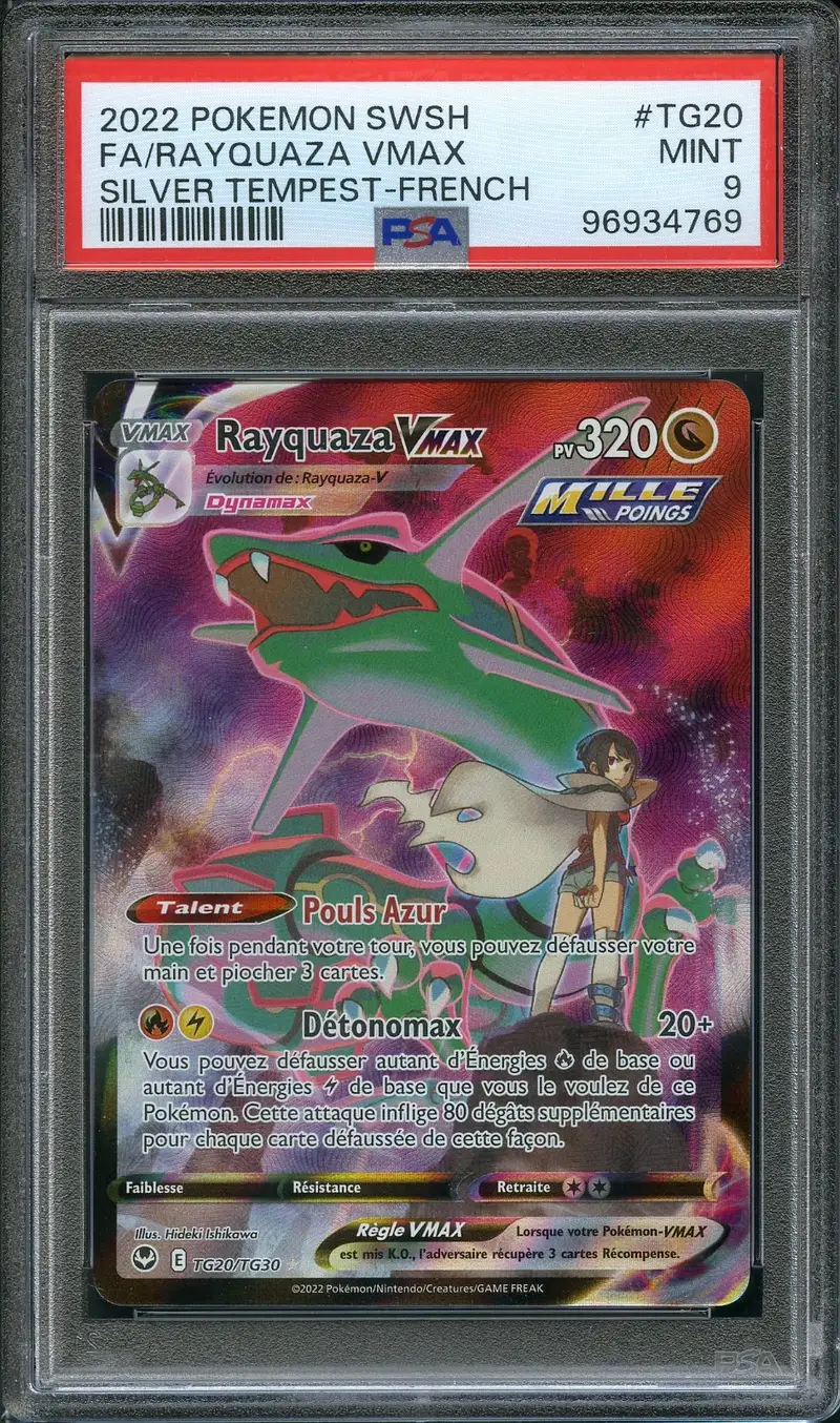 PSA 9 Rayquaza VMax