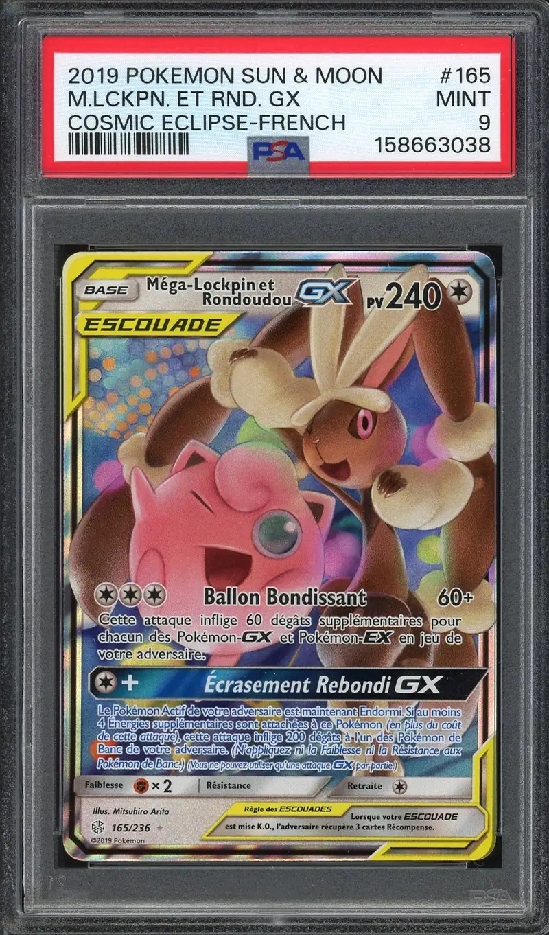 PSA 9 Méga-Lockpin et Rondoudou Gx