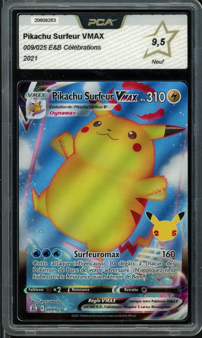 PCA 9.5 Pikachu Surfeur VMax