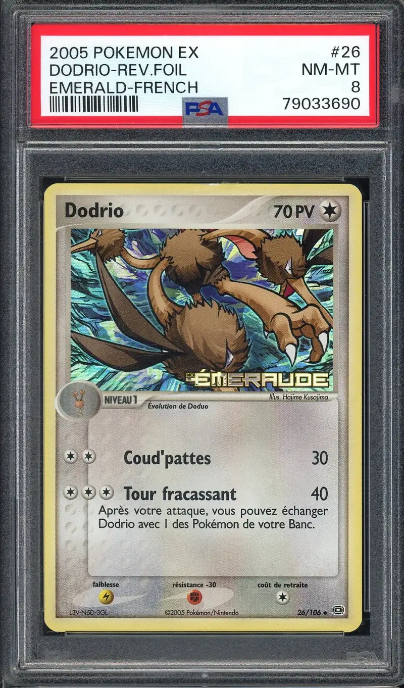 PSA 8 Dodrio Reverse