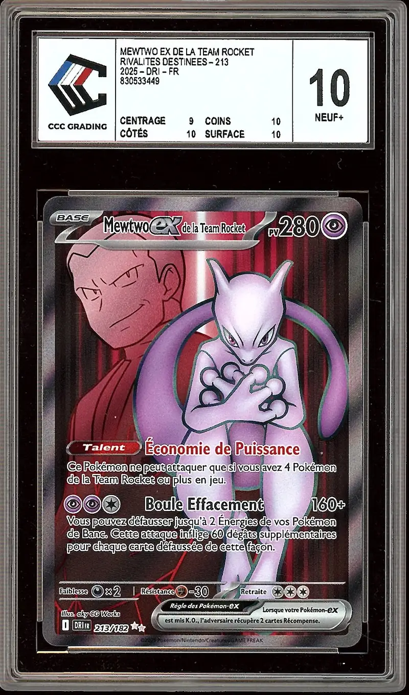 CCC 10 Mewtwo Ex de la Team Rocket