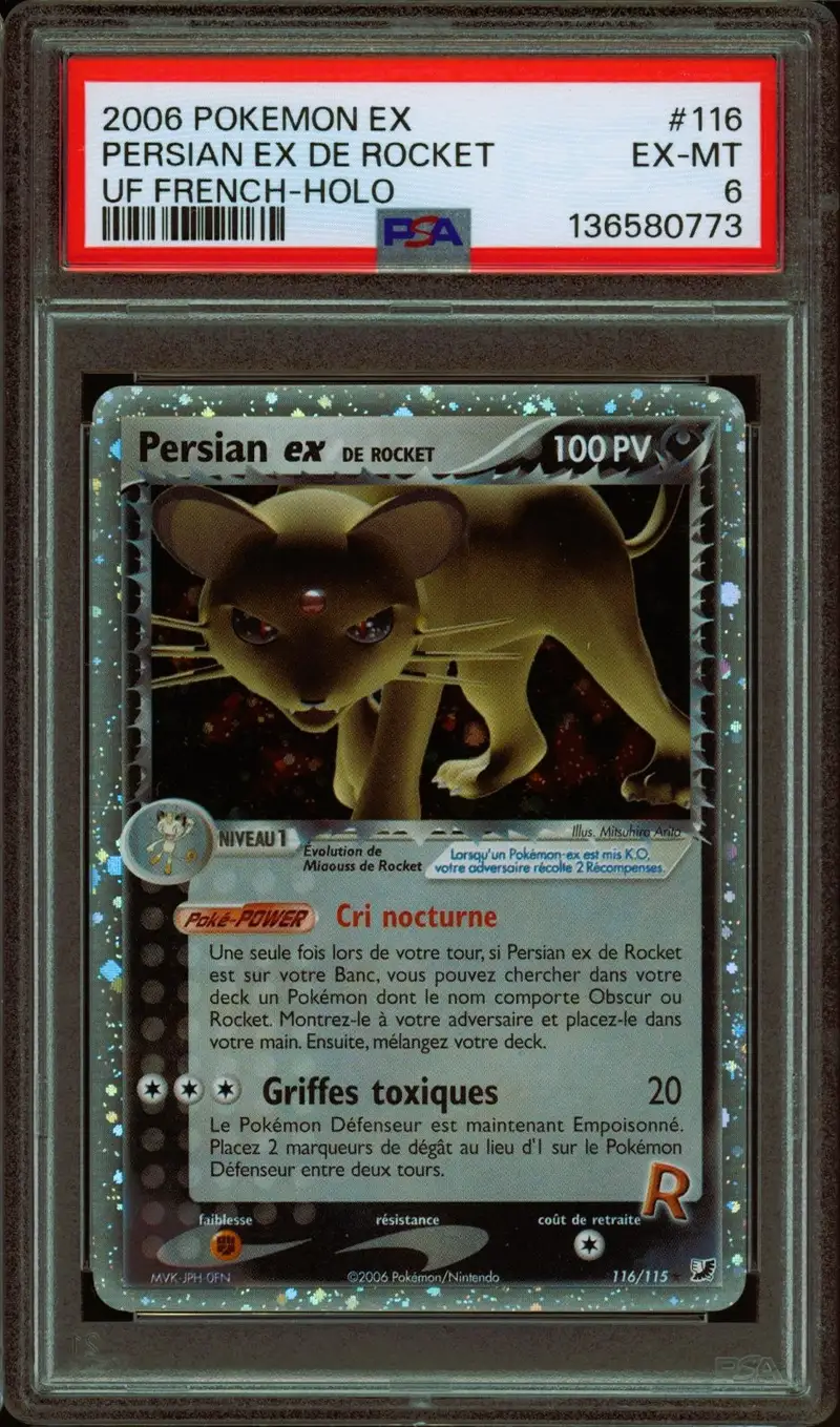 PSA 6 Persian Ex de Rocket