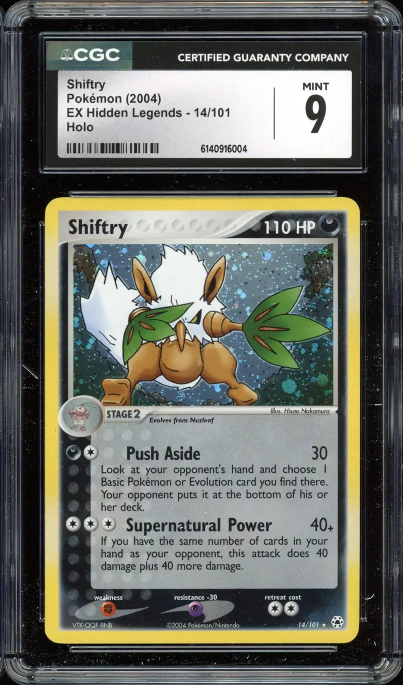 CGC 9 Shiftry Holo