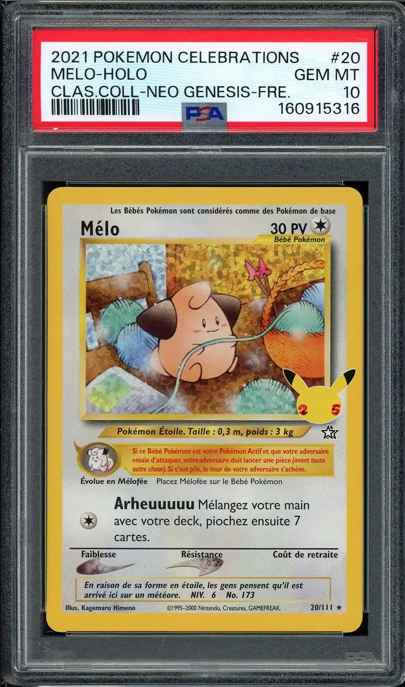 PSA 10 Mélo Holo