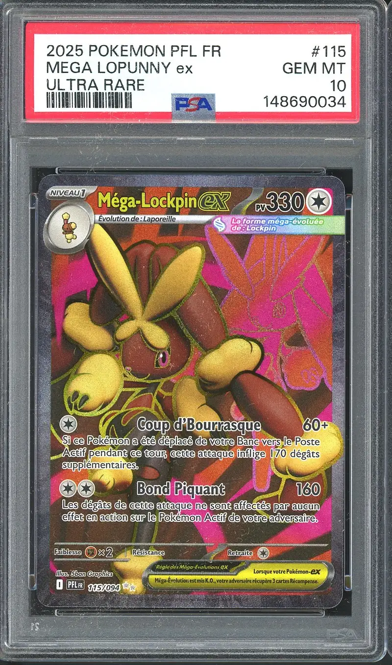 PSA 10 Méga-Lockpin Ex