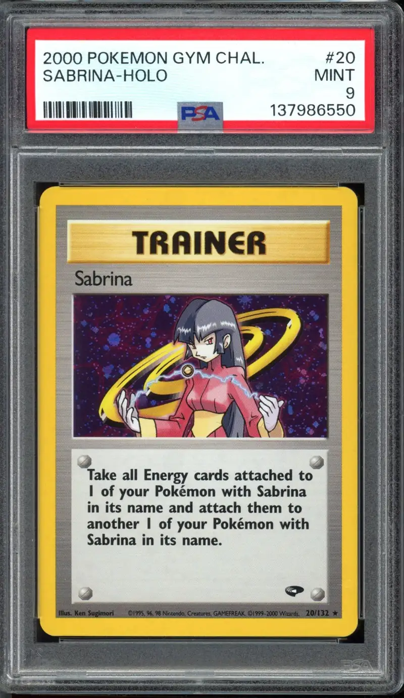 PSA 9 Sabrina Holo