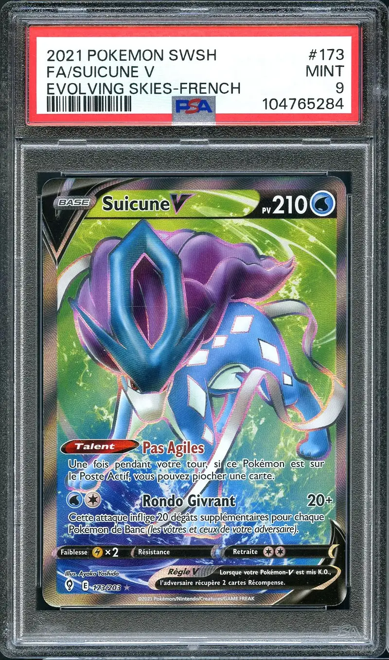 PSA 9 Suicune V