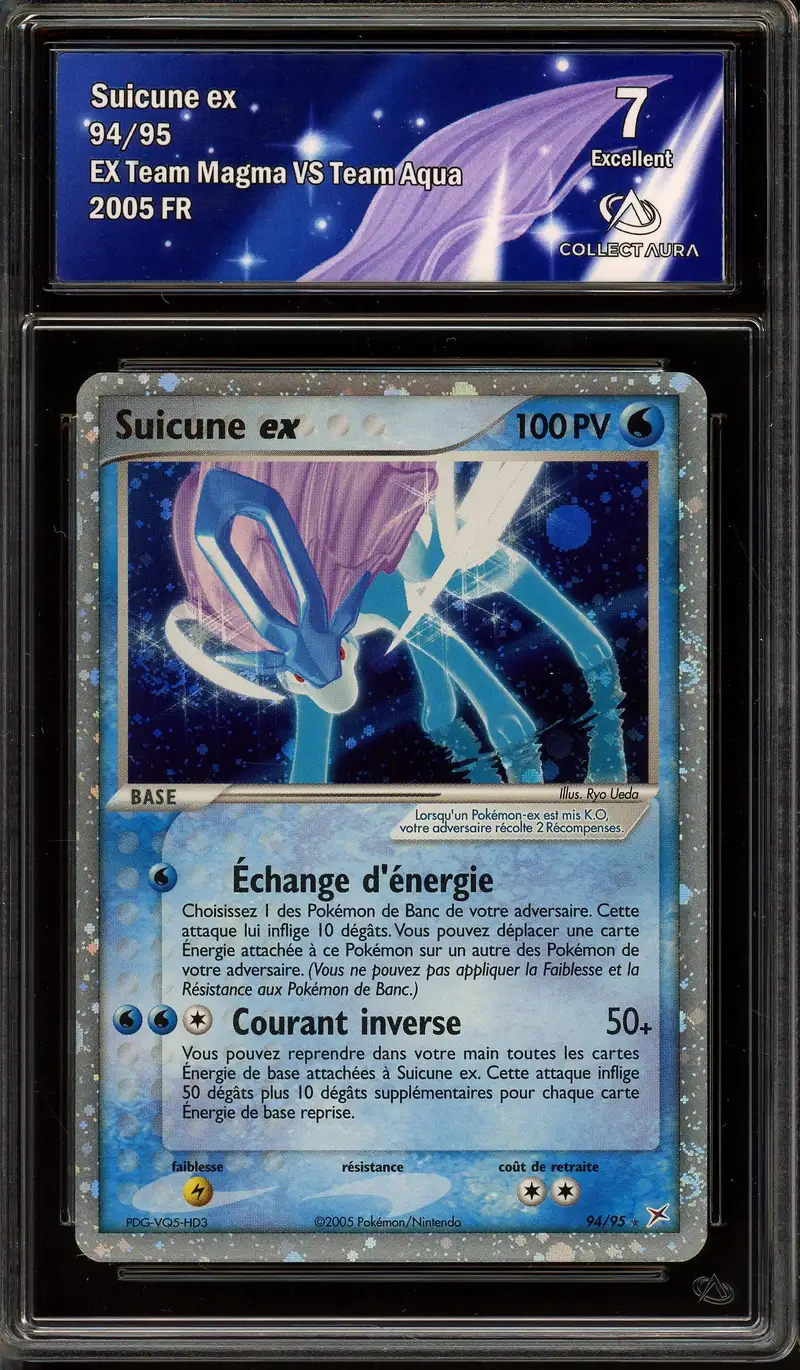 pokemon suicune ex card 2023 Clb-TCG\Classic Blastoise & Deck #001 Squirtle  Aloha Shop Colorless Reverse Stream (50+) You may return all basic Energy cards attached to Suicune ex to your hand Pokemon Combined Powers Premium Collection