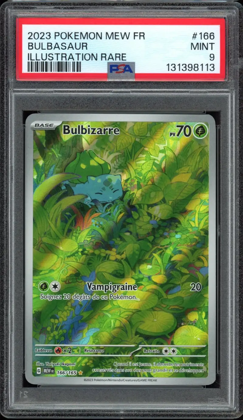 PSA 9 Bulbizarre