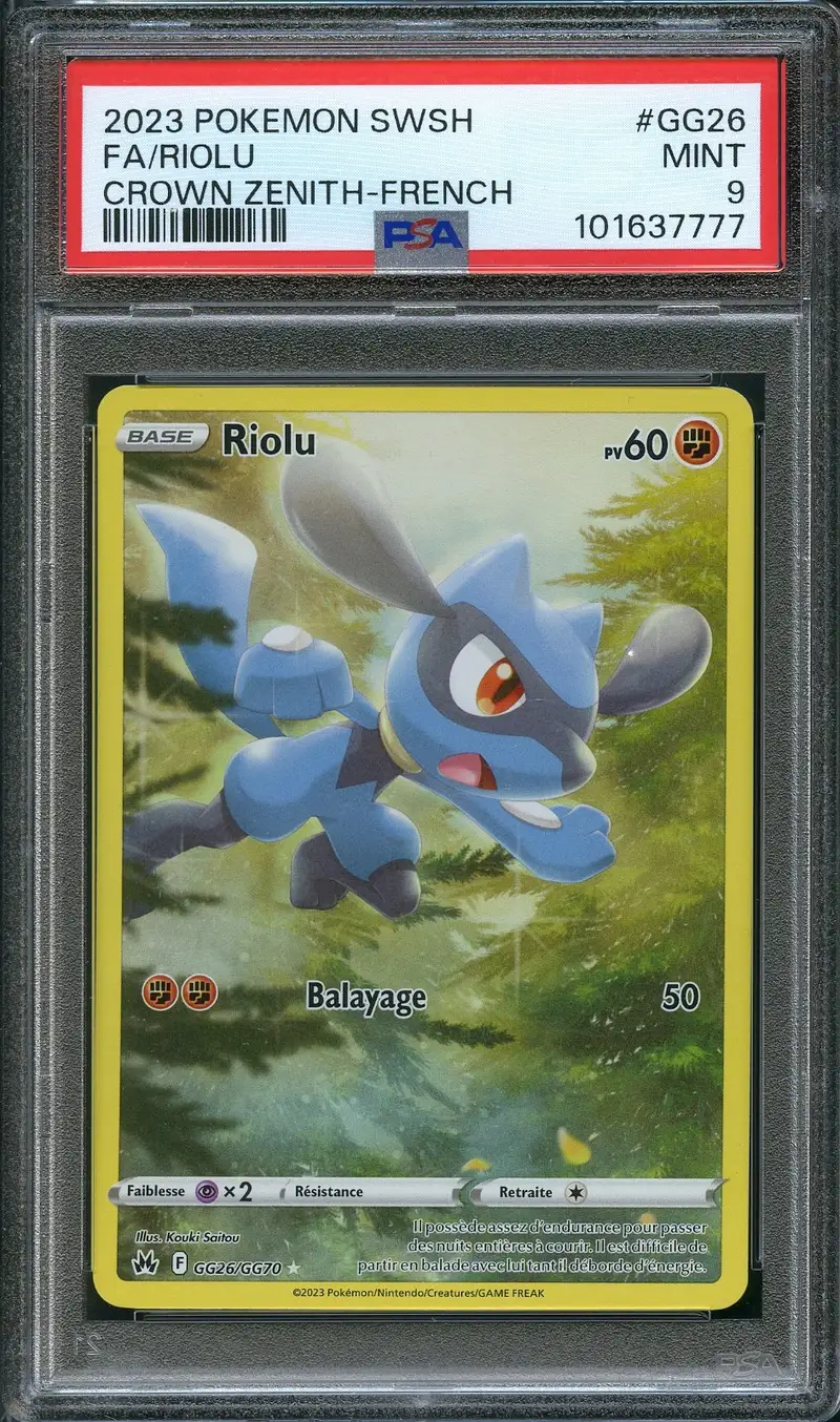 PSA 9 Riolu