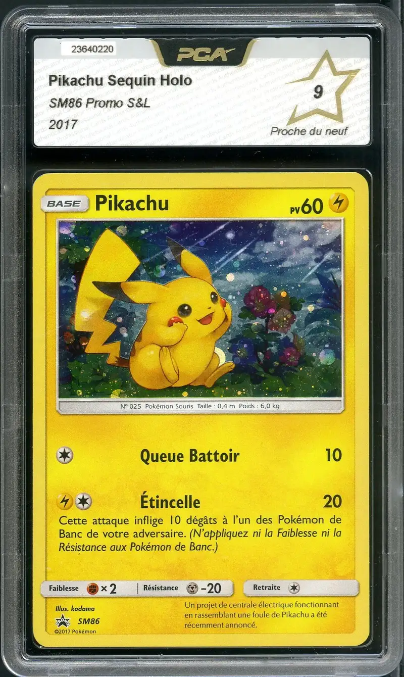 PCA 9 Pikachu Holo