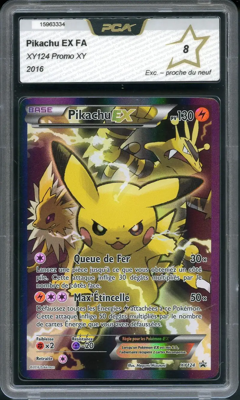 PCA 8 Pikachu Ex