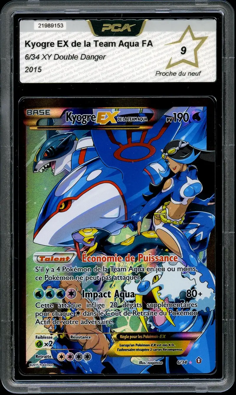 PCA 9 Kyogre Ex de la Team Aqua