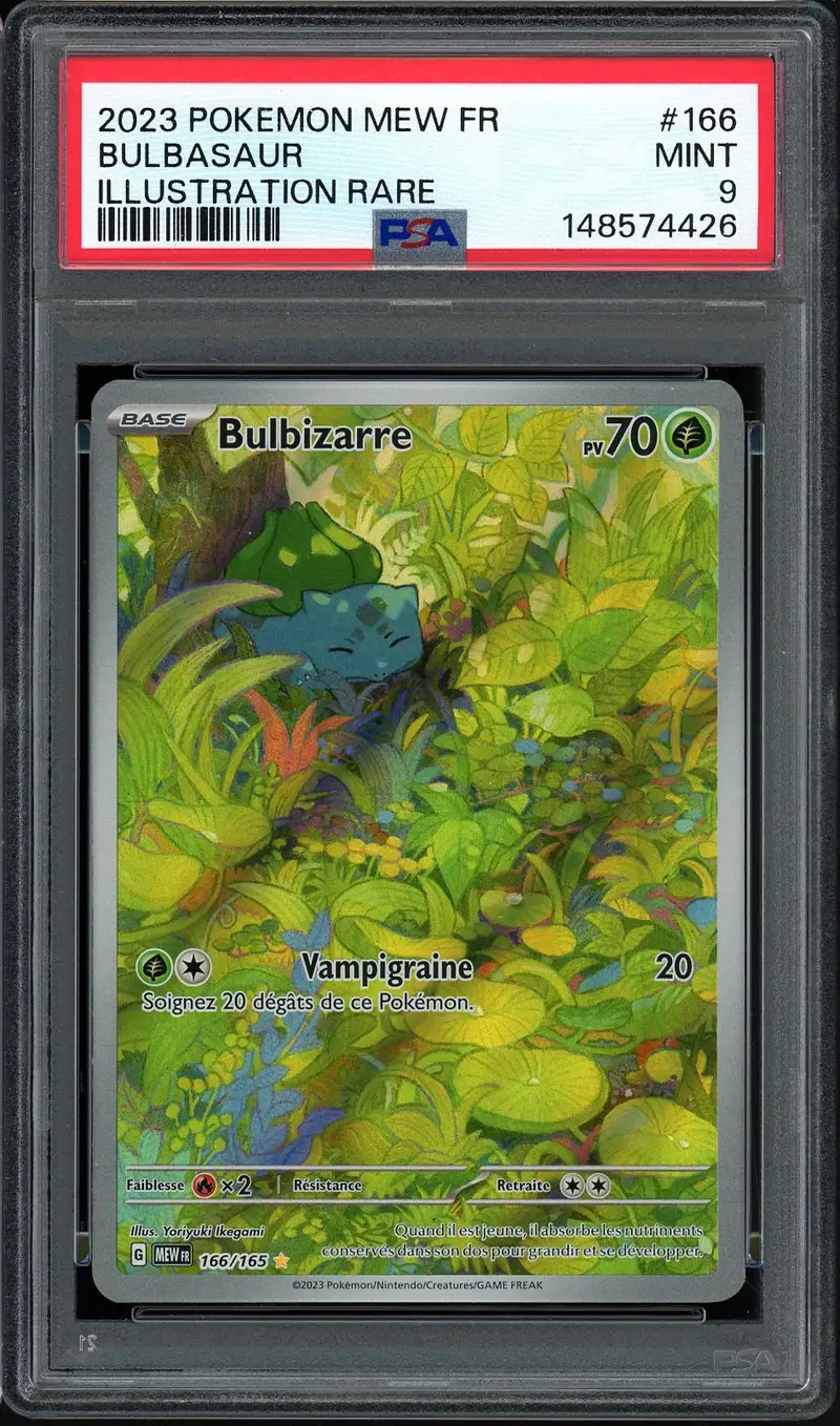 PSA 9 Bulbizarre