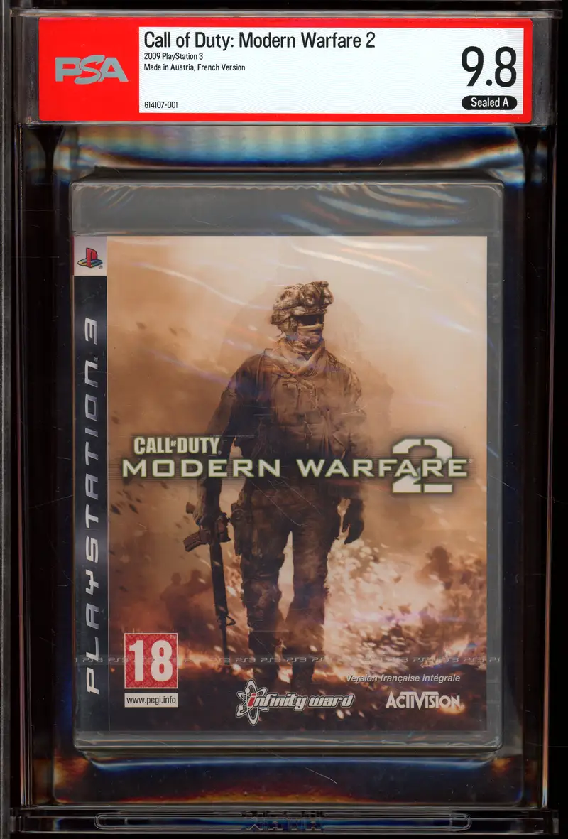 PSA 9.8 Jeu PlayStation 3 Call of Duty Modern Warfare 2