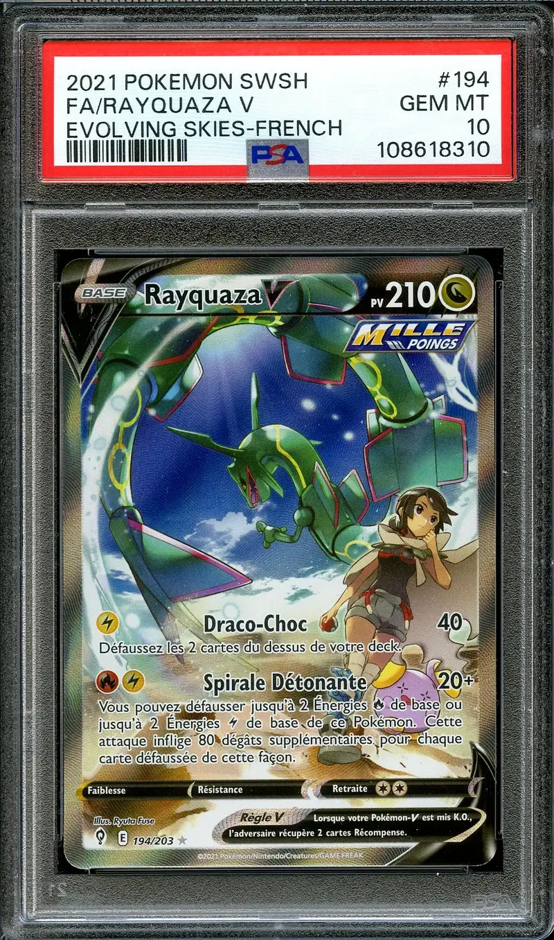 PSA 10 Rayquaza V