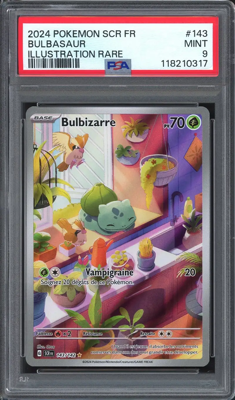 PSA 9 Bulbizarre