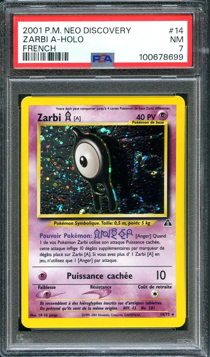 PSA 7 Zarbi A Holo