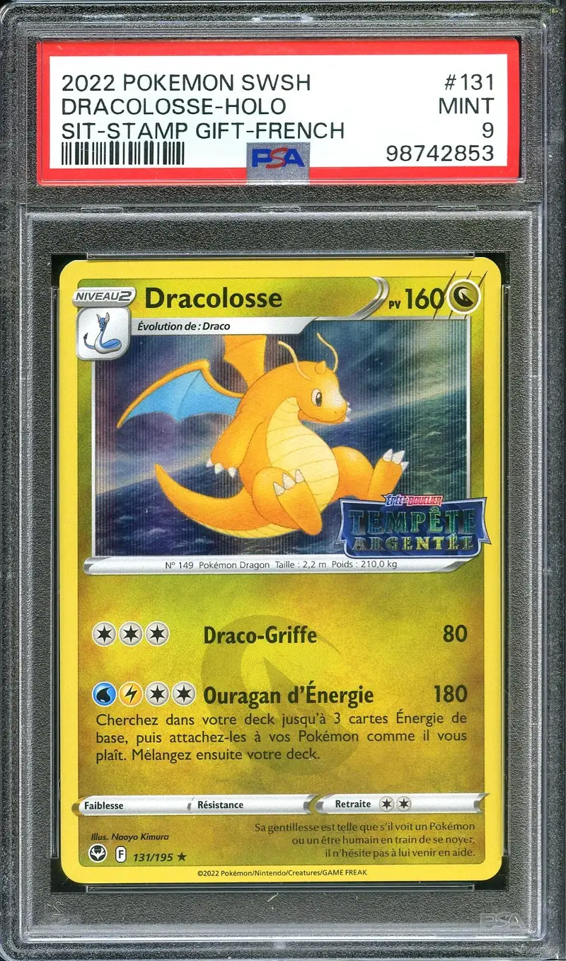PSA 9 Dracolosse Holo