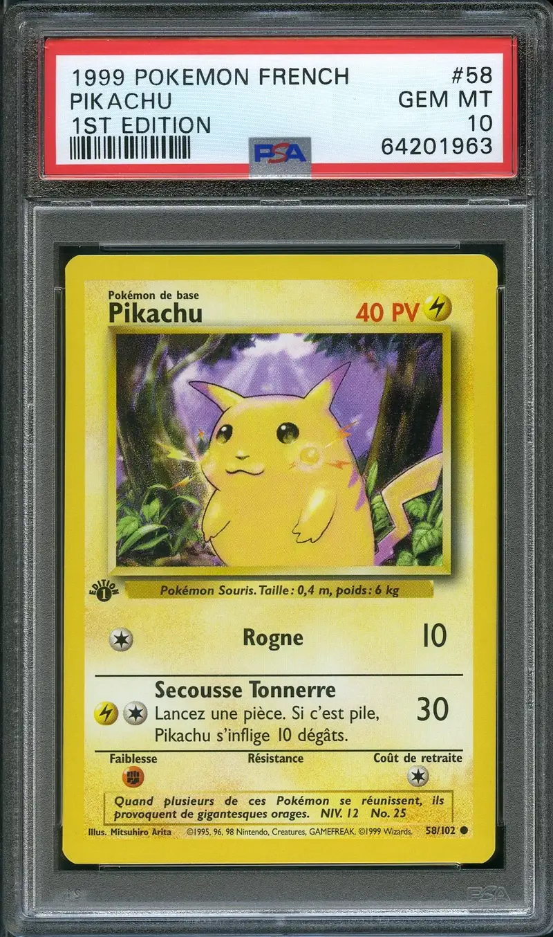 PSA 10 Pikachu