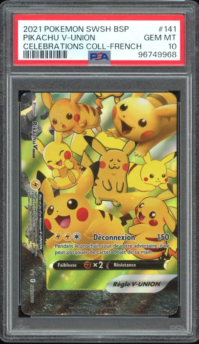PSA 10 Pikachu V Union