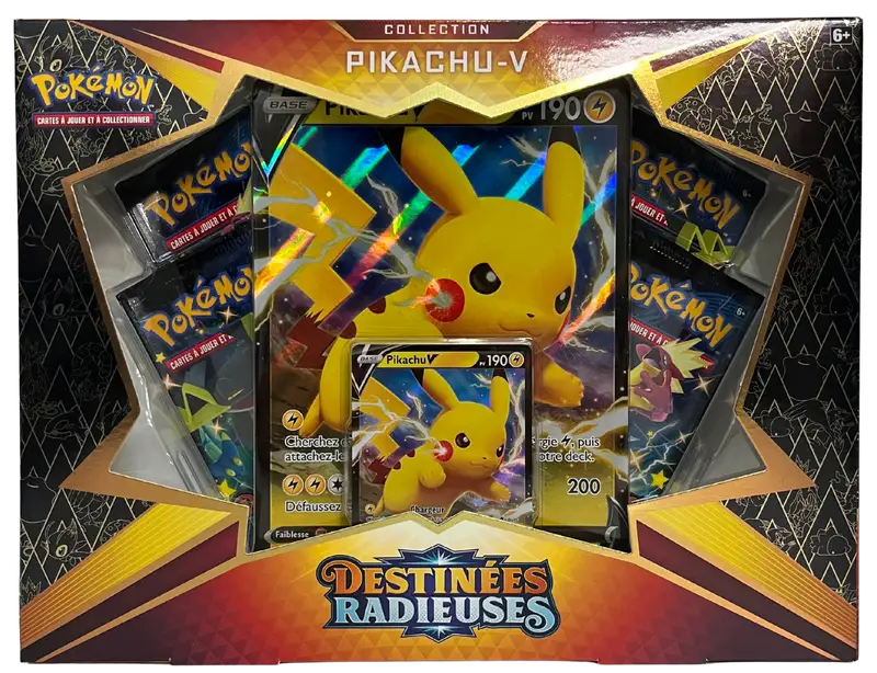 Coffret EB4.5 Destinées Radieuses Pikachu V
