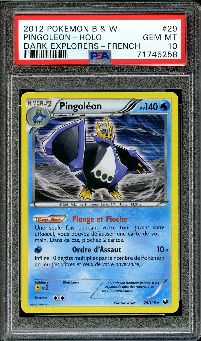 PSA 10 Pingoléon Holo