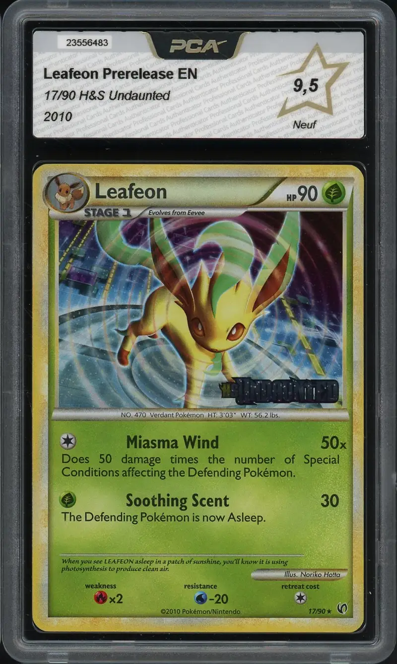 PCA 9.5 Leafeon Holo Prerelease