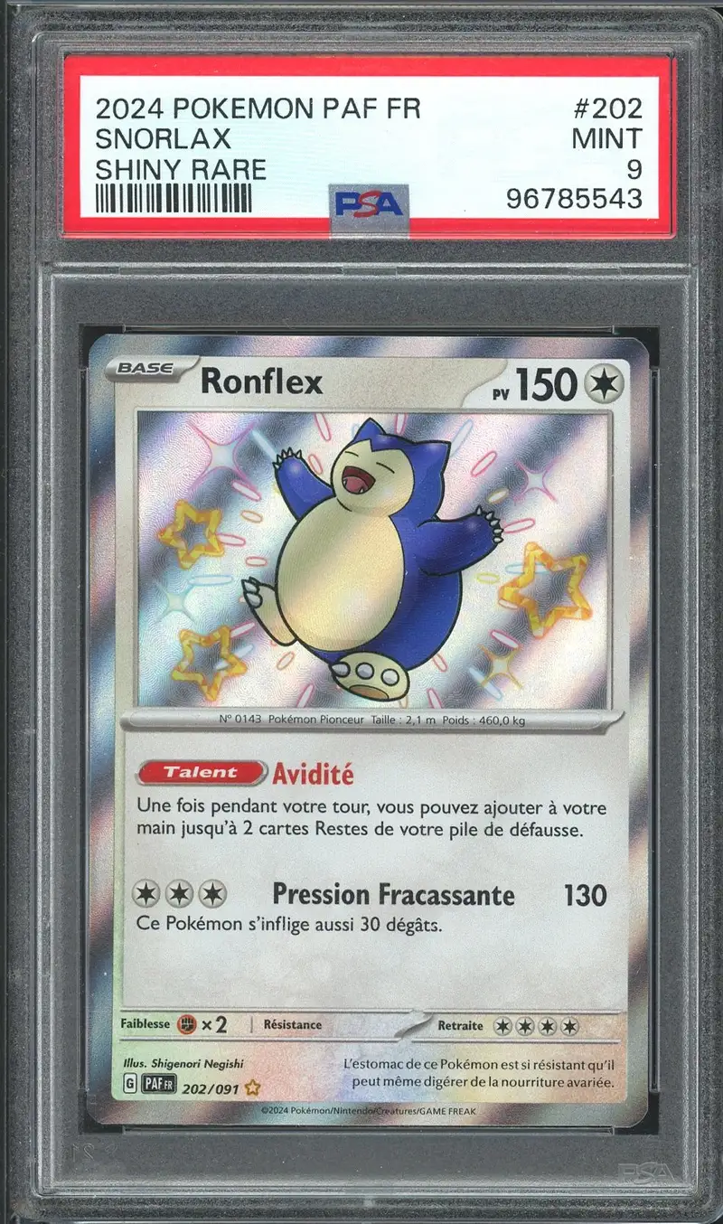 PSA 9 Ronflex Shiny