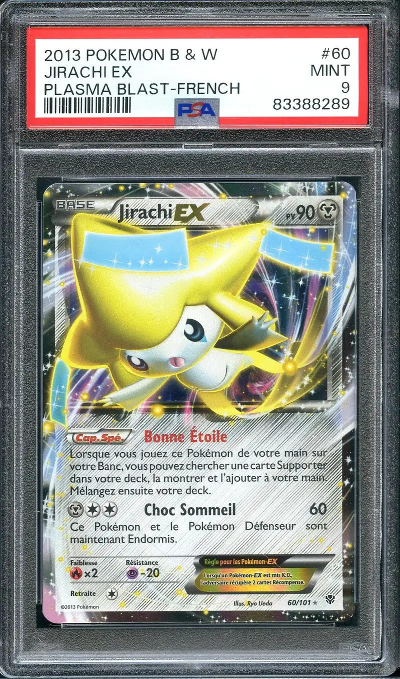 PSA 9 Jirachi Ex