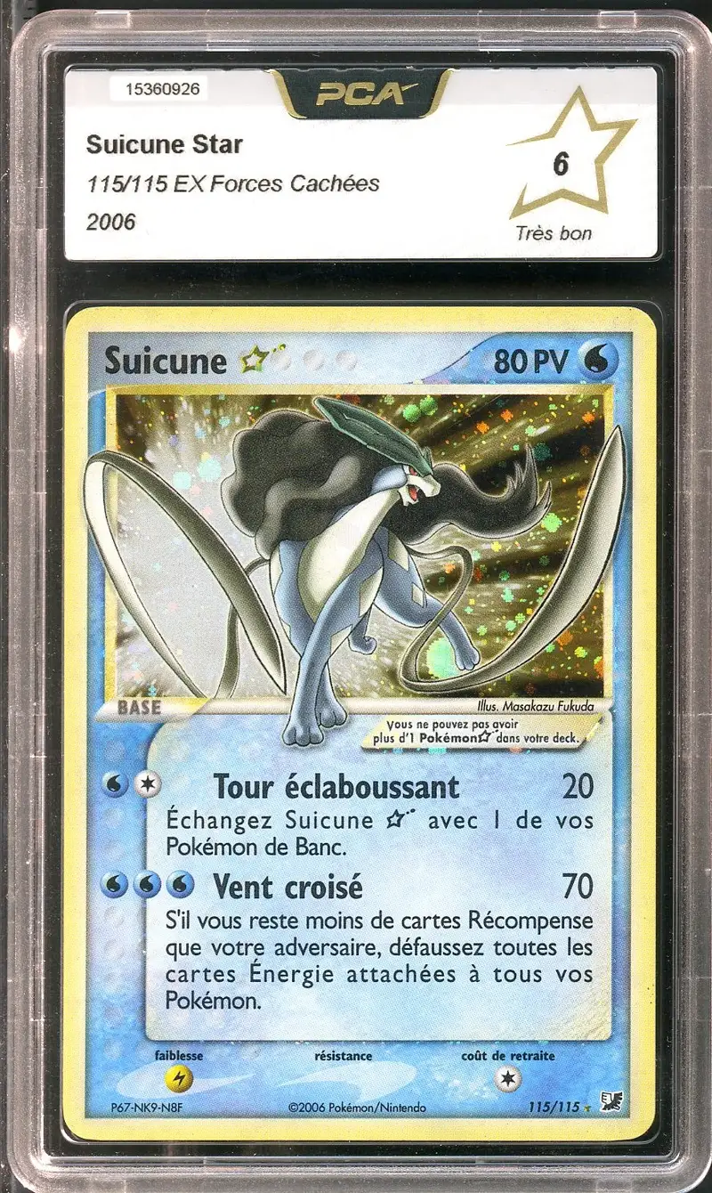 PCA 6 Suicune Gold Star