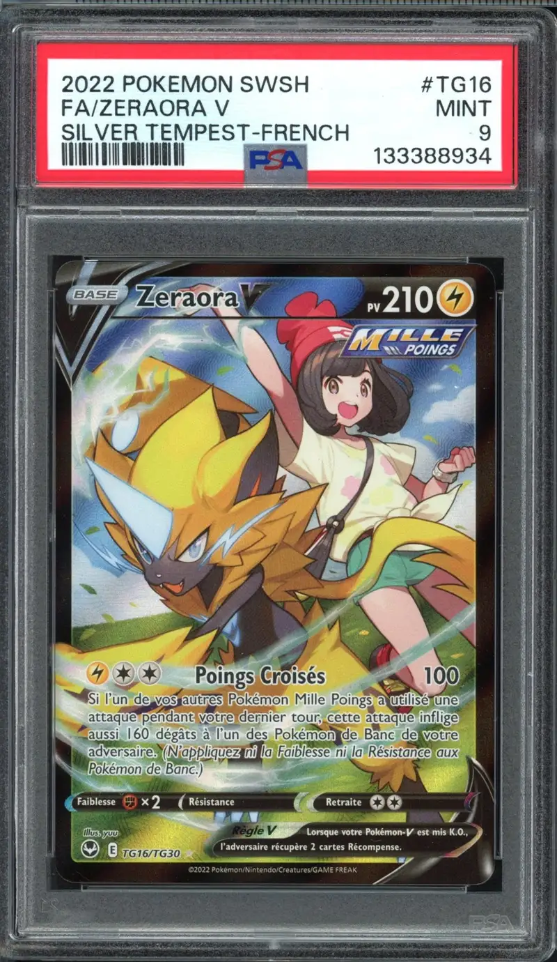PSA 9 Zeraora V